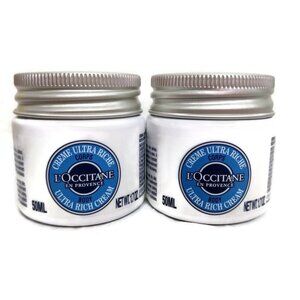 L'Occitane Ultra Rich Body Cream 50ml X 2 (Total 100ML) NEW
